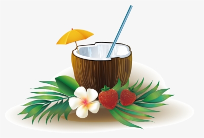 Juice Coconut Water Happy Eid Shrimp Curry - Coconut Juice Png, Transparent Png, Transparent PNG