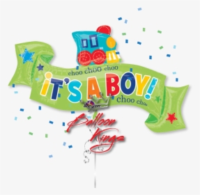 Its A Boy Train Ribbon - Welcome Baby Boy Png, Transparent Png, Transparent PNG