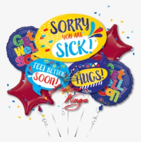 Get Well Soon Bubbles Bouquet, HD Png Download, Transparent PNG