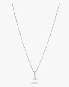 Beautiful Pear Cut Diamond Necklace - Locket, HD Png Download, Transparent PNG