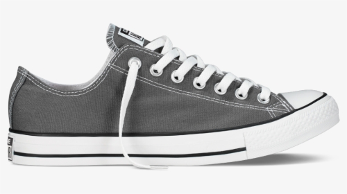 Untied Shoe Png - Converse All Star Classic Grey, Transparent Png, Transparent PNG