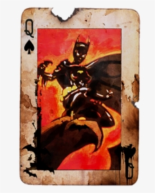 Cards 0003 Batgirl - Painting, HD Png Download, Transparent PNG