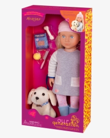 Meagan And Golden Retriever 18-inch Doll And Pet In - Our Generation Doll With Puppy, HD Png Download, Transparent PNG