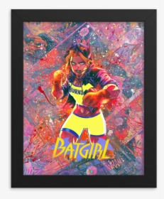 Batgirl Comic Canvas Framed Reproduction Print - Painting, HD Png Download, Transparent PNG