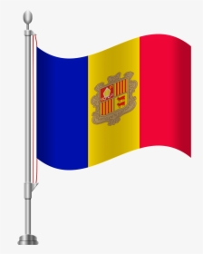 Andorra Flag Png Clip Art - Moldova Flag Png, Transparent Png, Transparent PNG