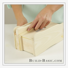 Diy Tissue Box Cover By Build Basic - Diy Square Coaster Holder, HD Png Download, Transparent PNG