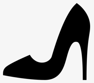 High-heeled Shoe Clip Art - Heels Clipart Png Silhouette, Transparent Png, Transparent PNG