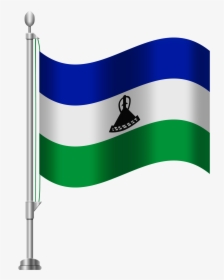 Transparent Jamaica Clipart - Lesotho Flag Clipart, HD Png Download, Transparent PNG
