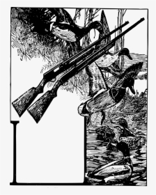 Duck Gun Frame Clip Arts - Frame Png With Guns, Transparent Png, Transparent PNG