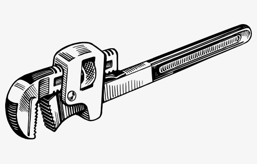 Logo,weapon,hardware Accessory - Clip Art Pipe Wrench, HD Png Download, Transparent PNG