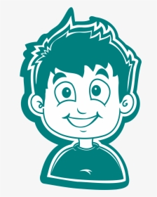 Smiling Boy White For T-shirt Clip Arts - Young Boy Clipart, HD Png Download, Transparent PNG