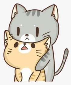Neko Gato Cat Gatitos Cute Tumblr Kawaii Color Beautifu - Stickers De Gatitos Para Whatsapp, HD Png Download, Transparent PNG