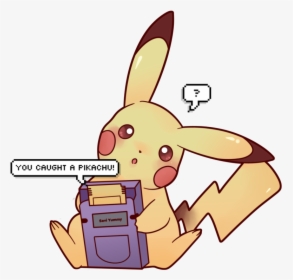 Pikachu Holding A Gameboy, HD Png Download, Transparent PNG