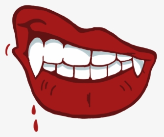 Vampire Teeth With Pointed Tooth Png - Transparent Vampire Teeth Png ...
