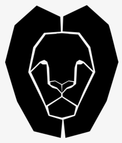 Lion Head Silhouette By Vetherie Clip Arts - Aslan Png Siyah, Transparent Png, Transparent PNG