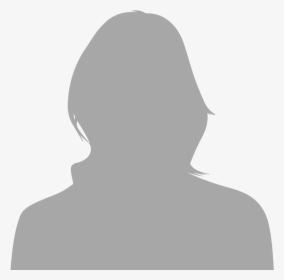 Female Silhouette Head Grey, HD Png Download, Transparent PNG