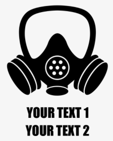 Personalized Breaking Bad Gas Mask 1 Flask - Breaking Bad Gas Mask Clipart, HD Png Download, Transparent PNG