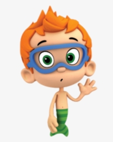 Bubble Guppy Nonny Waving - Nonny Bubble Guppies Characters, HD Png Download, Transparent PNG
