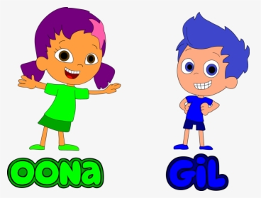 Bubble Guppies Oona And Gil, HD Png Download, Transparent PNG