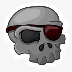 Club Penguin Wiki - Skull, HD Png Download, Transparent PNG