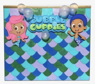 Bubble Guppies Backdrop Panels - Bubble Guppies Backdrop For A Girl, HD Png Download, Transparent PNG