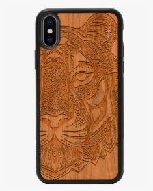 Tigerface2iphonex - Iphone 6s Wood Case Wolf, HD Png Download, Transparent PNG