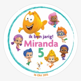Bubble Guppies Invitation - Smiley, HD Png Download, Transparent PNG