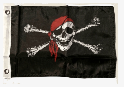 Ru Flag Inches Pirate Red Hat Flag - Jolly Roger Flag, HD Png Download, Transparent PNG