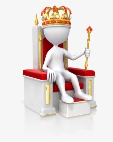 Transparent King Throne Png - King On Throne Transparent, Png Download, Transparent PNG