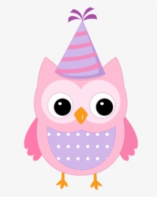 Clipart Art Owl, Clip Art And Owl Clip Art - Owl With Birthday Hat, HD Png Download, Transparent PNG