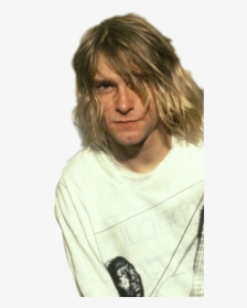 #kurt Cobain #nirvana #grunge#freetoedit - Kurt Cobain Messy Hair, HD Png Download, Transparent PNG