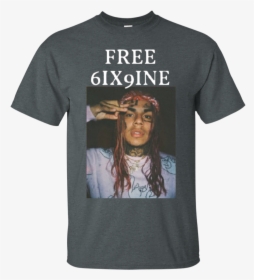 Free 6ix9ine Shirt, HD Png Download, Transparent PNG