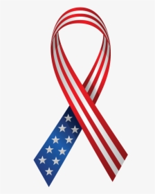 American Flag Ribbon Clipart, HD Png Download, Transparent PNG
