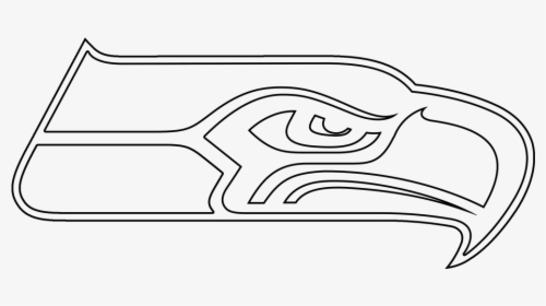 Cool Designs Simple Large Size Of Cool Logos Designs - Seahawks Logo Line Art, HD Png Download, Transparent PNG