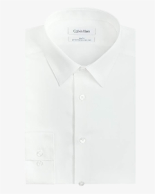 Slim Fit White Shirt By Calvin Klein - Polo Shirt, HD Png Download, Transparent PNG