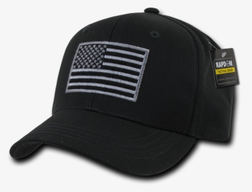 Tactical Operator Cap - Black Hat With Flag, HD Png Download, Transparent PNG