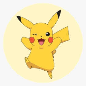 Circle Picture Of Pikachu, HD Png Download, Transparent PNG