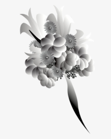Bouquet Clipart Black And White, HD Png Download, Transparent PNG