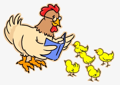 Hen Reading - No Story Time, HD Png Download, Transparent PNG