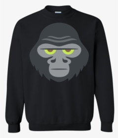Gorilla Face Emoji Sweatshirt - Queen Band Sweater, HD Png Download, Transparent PNG
