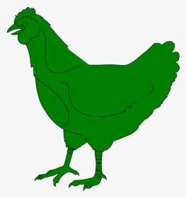 Dead Clipart Hen - Chicken Silhouette, HD Png Download, Transparent PNG