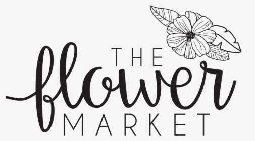 The Flower Market - Calligraphy, HD Png Download, Transparent PNG