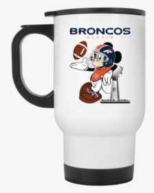 Nfl Denver Broncos Mickey Mouse Super Bowl Football - Mug, HD Png Download, Transparent PNG