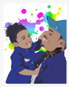 Chris Brown And Royalty Cartoon, HD Png Download, Transparent PNG
