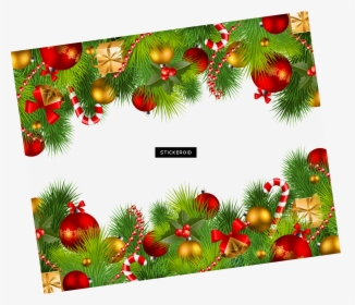 Christmas Double Frame - Transparent Christmas Border Png, Png Download, Transparent PNG