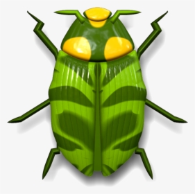 Ladybug Dark And Light Green - Beetle, HD Png Download, Transparent PNG