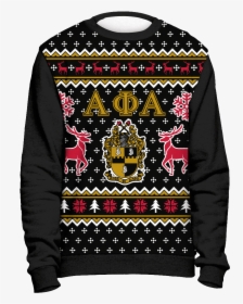 Alpha Phi Alpha Ugly Christmas Sweater - Ugly Christmas Sweater Png, Transparent Png, Transparent PNG