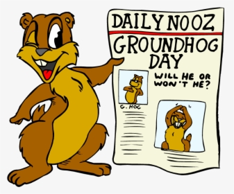 Groundhog Clipart Presidents Day - Groundhogs Day Clip Art, HD Png Download, Transparent PNG