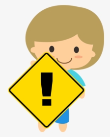Logo With Little Boy Holding Yellow Sign, HD Png Download, Transparent PNG
