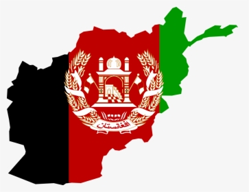 Afghanistan Map With Flag, HD Png Download, Transparent PNG